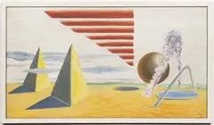 František Maria Černý, Landscape of Dreams, 1963, oil on wood