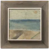 Michal Ranný, Sea, 1972-1974, oil on canvas on plywood