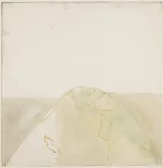 Michal Ranný, Landscape, 1971, gouache, paper