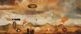 Ota Janeček, Landscape with the Germs of Life, 1977, oil on canvas