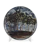 Henry Takemoto, Platter, Glazed ceramic