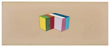Ronald Davis, Untitled, 1967, Cel-Vinyl paint on acetate mounted to paper