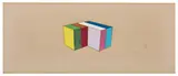 Ronald Davis, Untitled, 1967, Cel-Vinyl paint on acetate mounted to paper