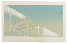 Ed Ruscha, Cheese Mold Standard with Olive, 1969, 13-color screenprint on wove paper
