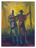 Carlos Almaraz, Tropical Music, 1989, Oil on canvas
