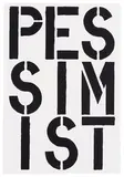 Christopher Wool, Page (from Black Book), 1989, Complete book is a hardcover book, screenprinted on smooth wove paper with title page and justification, unpaginated, bound (as issued) with original black paper covers