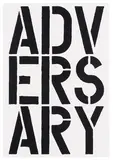 Christopher Wool, Page (from Black Book), 1989, Complete book is a hardcover book, screenprinted on smooth wove paper with title page and justification, unpaginated, bound (as issued) with original black paper covers