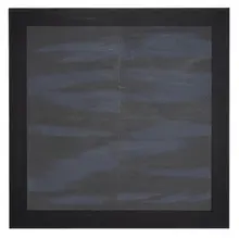 Mary Corse, Untitled (Grey Light Grid), c. 1990, Glass microspheres in acrylic on canvas