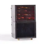 Chuck Prentiss, Kinetic boxes (2), c. 1969, Stainless steel with lights