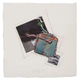 Larry Bell, Fraction #4827, 1999, Mixed-media collage with aluminum and silicon monoxide and watercolor on paper