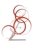 Jerome Kirk, Untitled (Kinetic Sculpture), 1970, Painted aluminum and steel