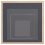 White Line Squares V (from White Line Squares Series I) by Josef Albers, 1966, 3-color lithograph on Arches Cover paper, sold Feb 2018