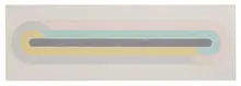 Frank Stella, Rayy Sketch, 1970, Watercolor and printer's ink on paper