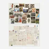 Christian Marclay, Postcards (diptych), 2003, offset lithograph in colors with letterpress