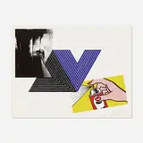 Richard Pettibone, Appropriation Print (with Andy Warhol, Frank Stella, and Roy Lichtenstein)