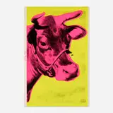 Cow by Andy Warhol, 1966, screenprint on paper, sold Feb 2024