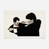 Robert Longo, Frank & Glenn, 1991, lithograph in colors