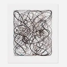 String Theory III by Charles Arnoldi, 2016, polymer gravure with etching and photo-etching in colors on Somerset, sold Feb 2024