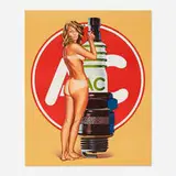 Mel Ramos, A.C. Annie, 1972, lithograph in colors