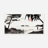 John Baldessari, Paradise, 1989-90, photogravure with aquatint in colors on Somerset