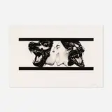 Robert Longo, Strong in Love, 1991, photo-etching with aquatint