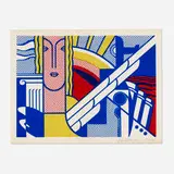 Roy Lichtenstein, Modern Art Poster, 1967, screenprint in colors