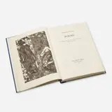 Jasper Johns, Summer ("Poems" by Wallace Stevens), 1985, etching and aquatint on English mould-made T. Edmonds in leather and linen-bound volume
