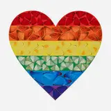 Heart by Damien Hirst, 2020, laminated giclée in colors on aluminium composite, sold Feb 2024