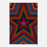 Sol LeWitt, Five Pointed Star with Color Bands, 1992, screenprint in colors on Arches Cover