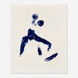 Yves Klein, Monique (from the Anthropométries series), 2004, lithograph in colors on Johannot