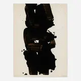 Pierre Soulages, Lithographie No. 25, 1969, lithograph on Arches