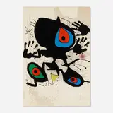 Homage to Miró by Joan Miró, 1973, lithograph in colors, sold Feb 2024