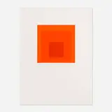 SP-J by Josef Albers, 1971, screenprint in colors on Mohawk Superfine Bristol, sold Feb 2024