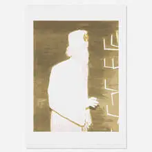 Luc Tuymans, The Worshipper, 2005, screenprint on paper