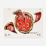 Claes Oldenburg, Pizza (from the New York Ten portfolio)