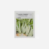 Lucien Smith, Seed Packet (Swiss Chard), 2013, screenprint with watercolor