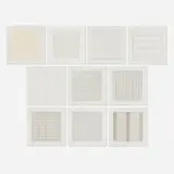 Agnes Martin, Paintings and Drawings: Stedelijk Museum Portfolio, 1991, lithograph on vellum parchment, book