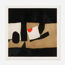 Afro Basaldella, Presenza grafica, 1971, etching, aquatint and screenprint in colors