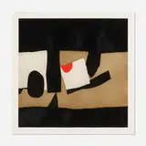 Afro Basaldella, Presenza grafica, 1971, etching, aquatint and screenprint in colors