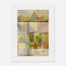 Kelley Walker, Untitled, offset lithograph in colors