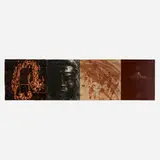 Bergen Point Brass Fountry by Vitaly Komar and Alex Melamid, 1989, lithograph and woodcut in colors with copper leaf and embossed leather, sold Feb 2024