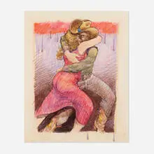 Luis Jiménez, Texas Dancing, 1979, lithograph in colors