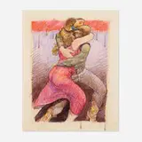 Luis Jiménez, Texas Dancing, 1979, lithograph in colors