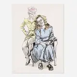 Paula Rego, Mother and Daughter, 1997, screenprint in colors