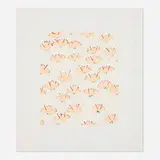 Donald Sultan, Wallflower 20 (from the Wallflowers portfolio), 2008, screenprint in colors