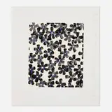 Donald Sultan, Wallflower 14 (from the Wallflowers portfolio), 2008, screenprint in colors