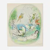 Marc Chagall, L’age d’or, 1968, lithograph in colors on Japon Impérial
