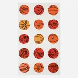 Untitled (Basketball Wallpaper) (eighteen sheets) by Jonas Wood, 2013, digital print in colors on 212 GSM Wet Strength paper, sold Feb 2024