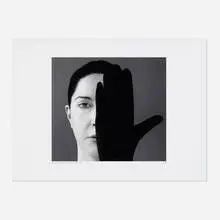 Light Side/Dark Side (from the 2006: Trance/Borders portfolio) by Marina Abramović, 2006, resin-coated type laser-exposed print on Ilfospeed resin-coated digital paper, sold Feb 2024