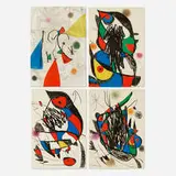 Joan Miró, Passage de L’Égyptienne, 1985, etching with aquatint in colors on BFK Rives vellum